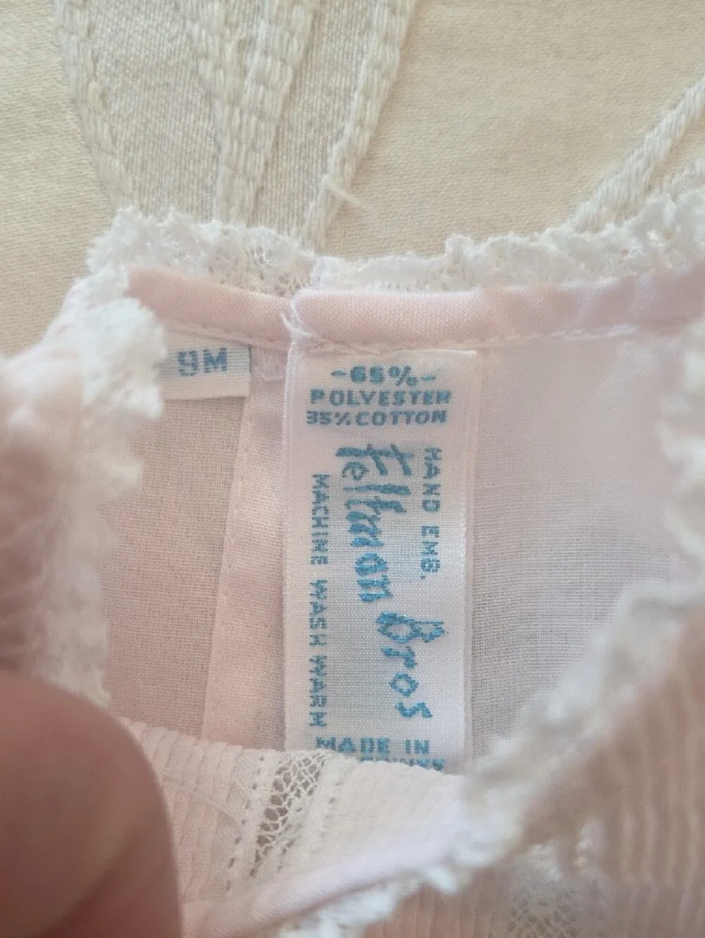 Light Pink Cotton Baby Dress Set